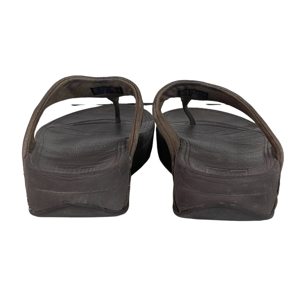 Fitflop Lulu Bronze Shimmer Sandals Flip Flop Style 505012 Thong Womens Sz 8 - Picture 7 of 10